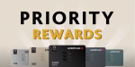 Priority Rewards text at the top; different Aeroplan cards underneath the title for the intro of Aeroplan Priority Rewards YouTube video